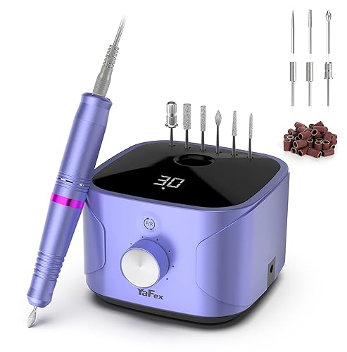 Miniatura 2 de YaFex Taladro de uñas profesional  30000RPM taladro de uñas para uñas acrílicas, tamaño #81012 cepillo acrílico ovalado