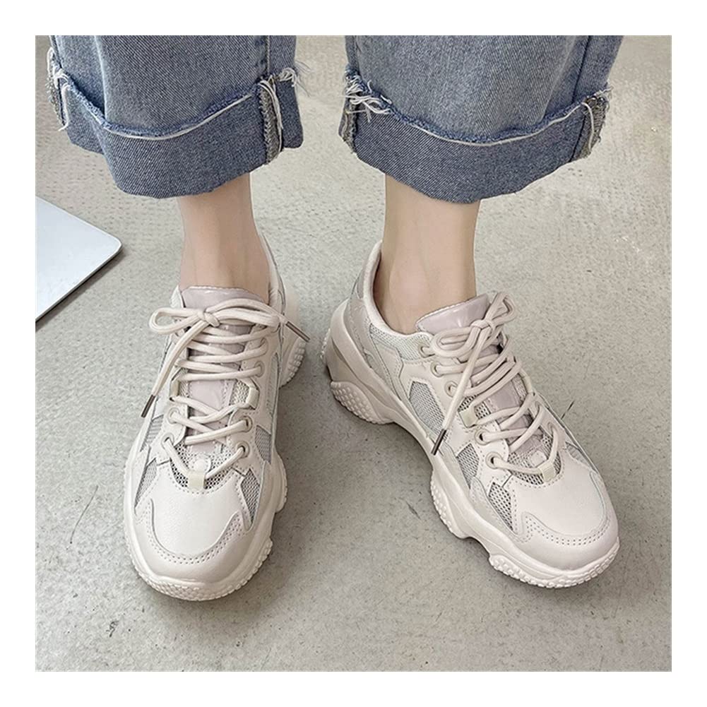 Damen Chunky Turnschuhe Mit Plattform – Atmungsaktive Mesh-Sneaker, Bequem Für Alltag & Freizeit