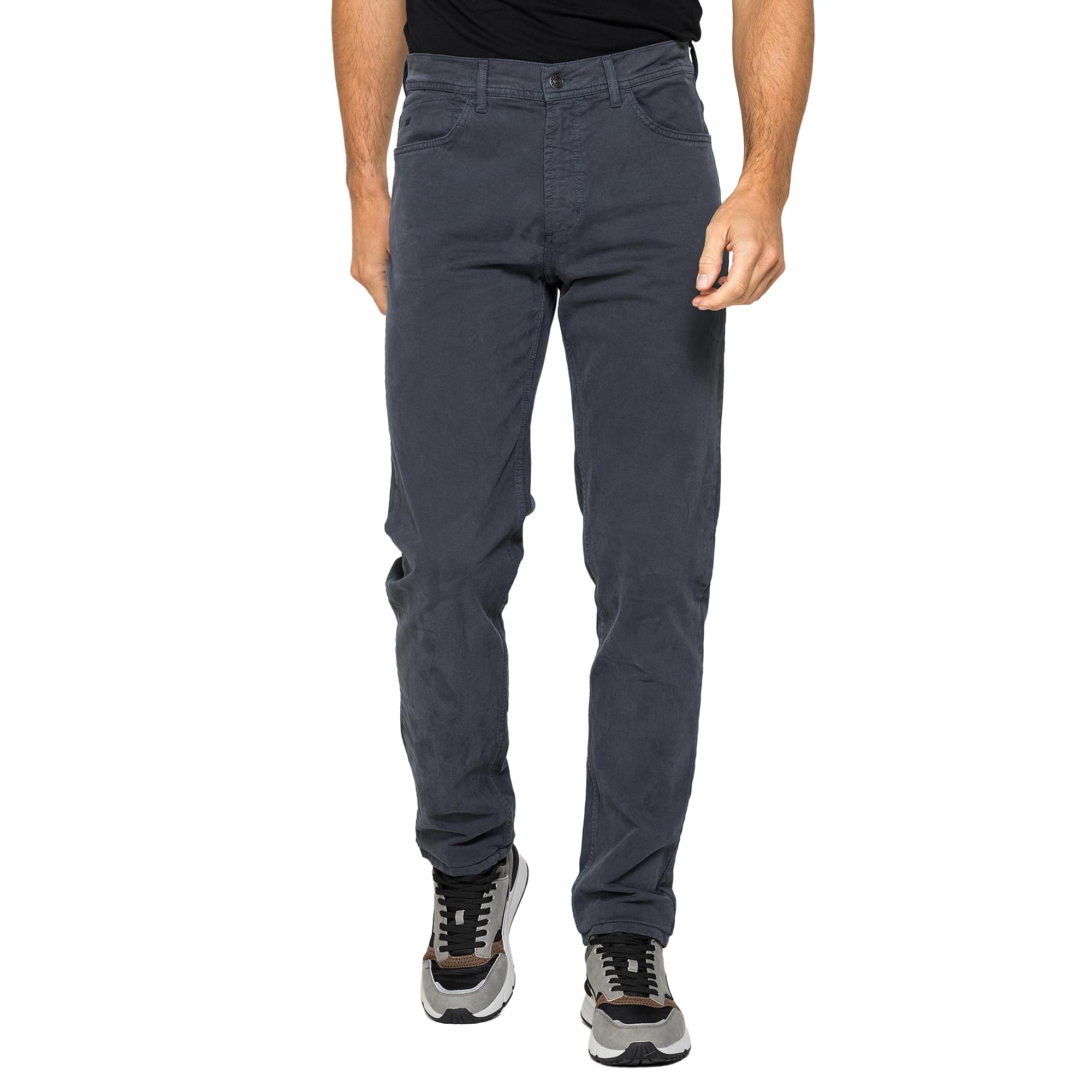 Carrera Jeans - Pantalone Uomo in Gabardina, Grigio Antracite (60)