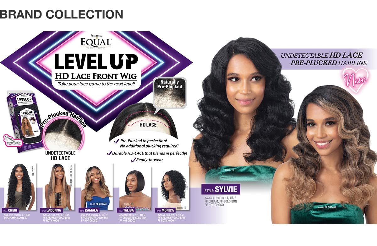 FreeTress Equal HD Lace Front Wig Level Up - KAMALA (OT27)