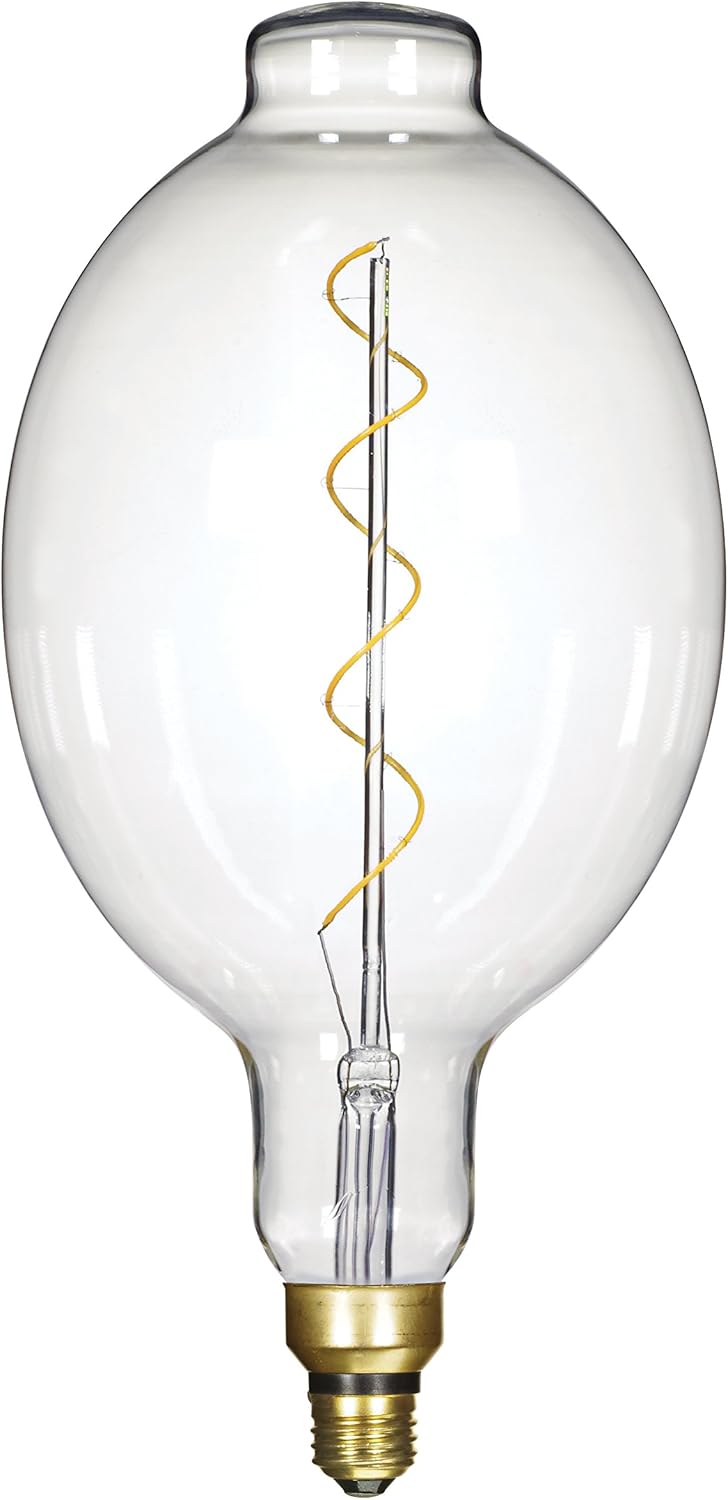 Satco S22432 Medium Light Bulb in Light Finish, 13.81 inches
