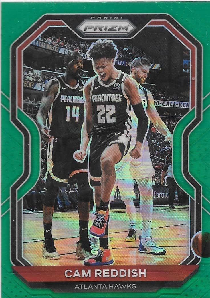 Cam Reddish 2020-21 Panini Prizm Prizms Green Card #169