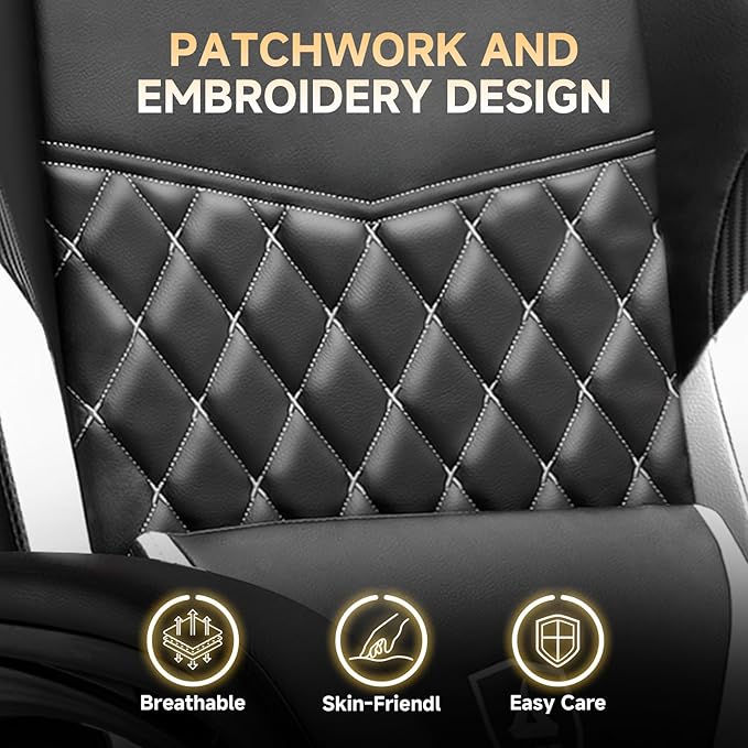 Silla Gamer Ergonómica con Reposapiés y Respaldo Alto Color miniatura 7