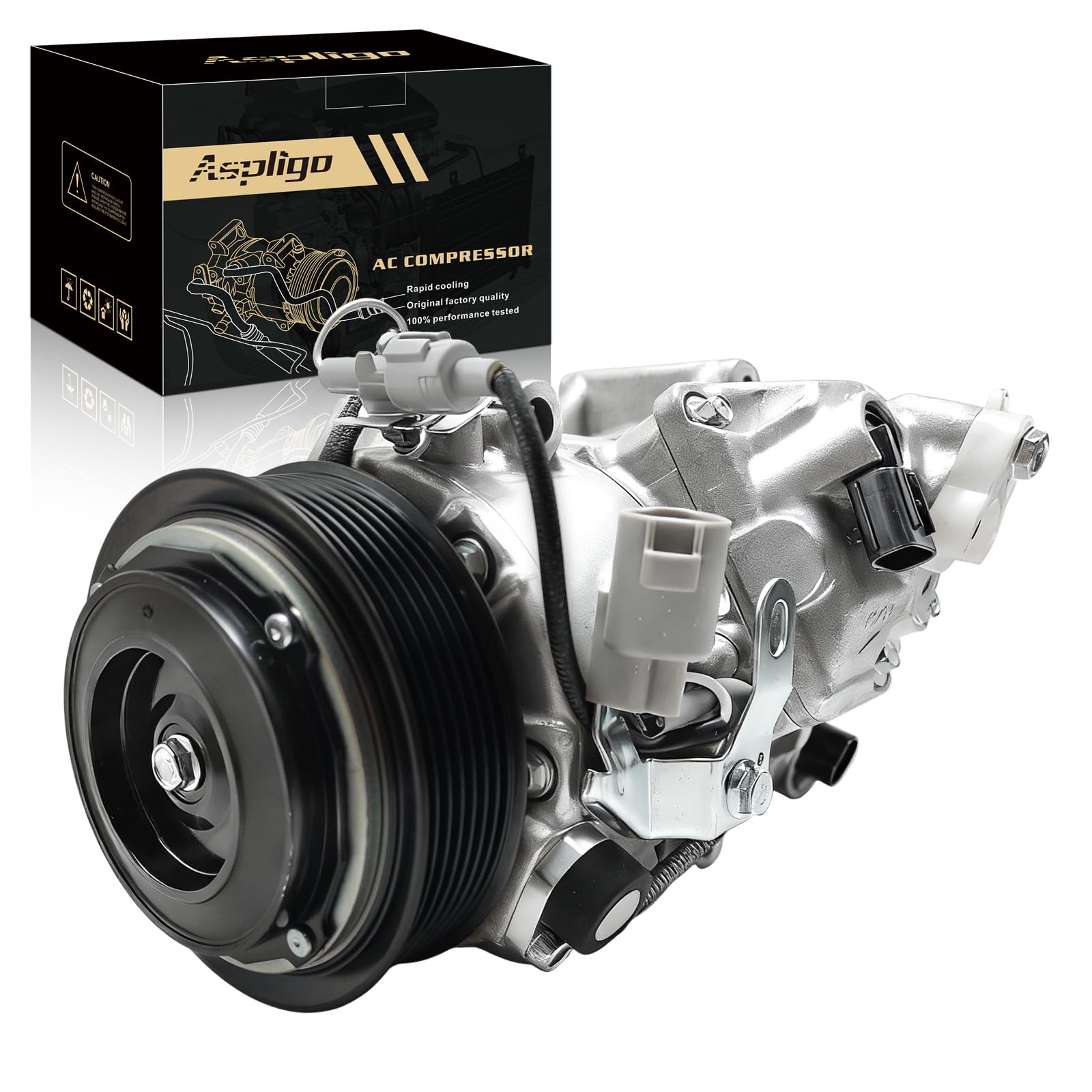 Photo 1 of 98315 Air Conditioner AC Compressor Fits for Camry 2012-2017,Avalon 2013-2018,Sienna 2011-2016,Highlander 11-13, Fit for ES350 13-18, RX350 10-15,CO 29042C,8832048260,8832048280,157369,4711017,6512814