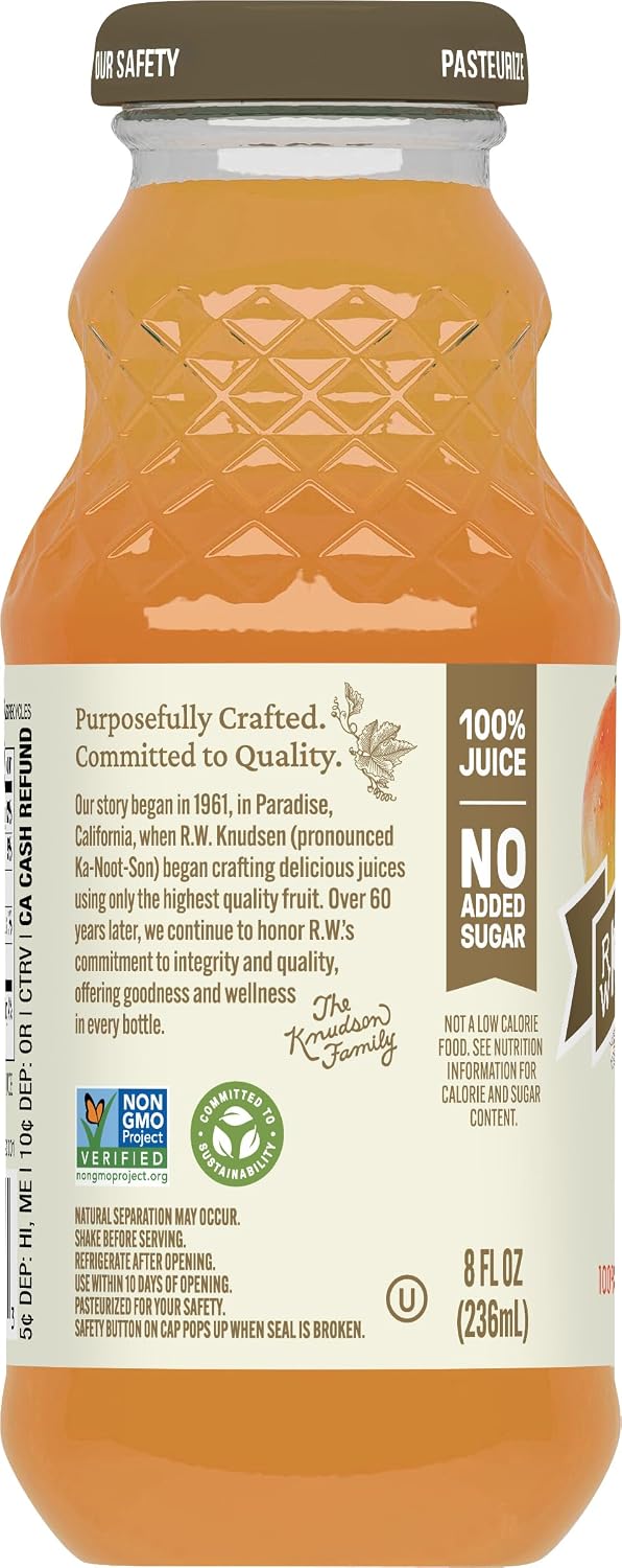 R.W. Knudsen Just Mango Juice, 8 fl oz (12 Pack)