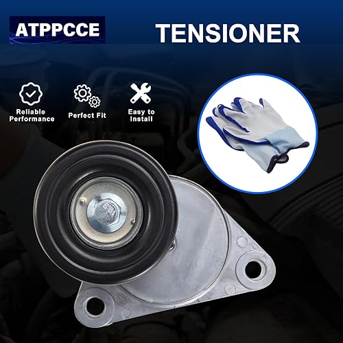 Miniatura 4 de ATPPCCE 38376 Belt Tensioner Assembly With Pulley For 03-12 Chevy Aveo Pontiac G3Wave Suzuki Swift OE# 89388 419-321 25184786 96183115 96349976