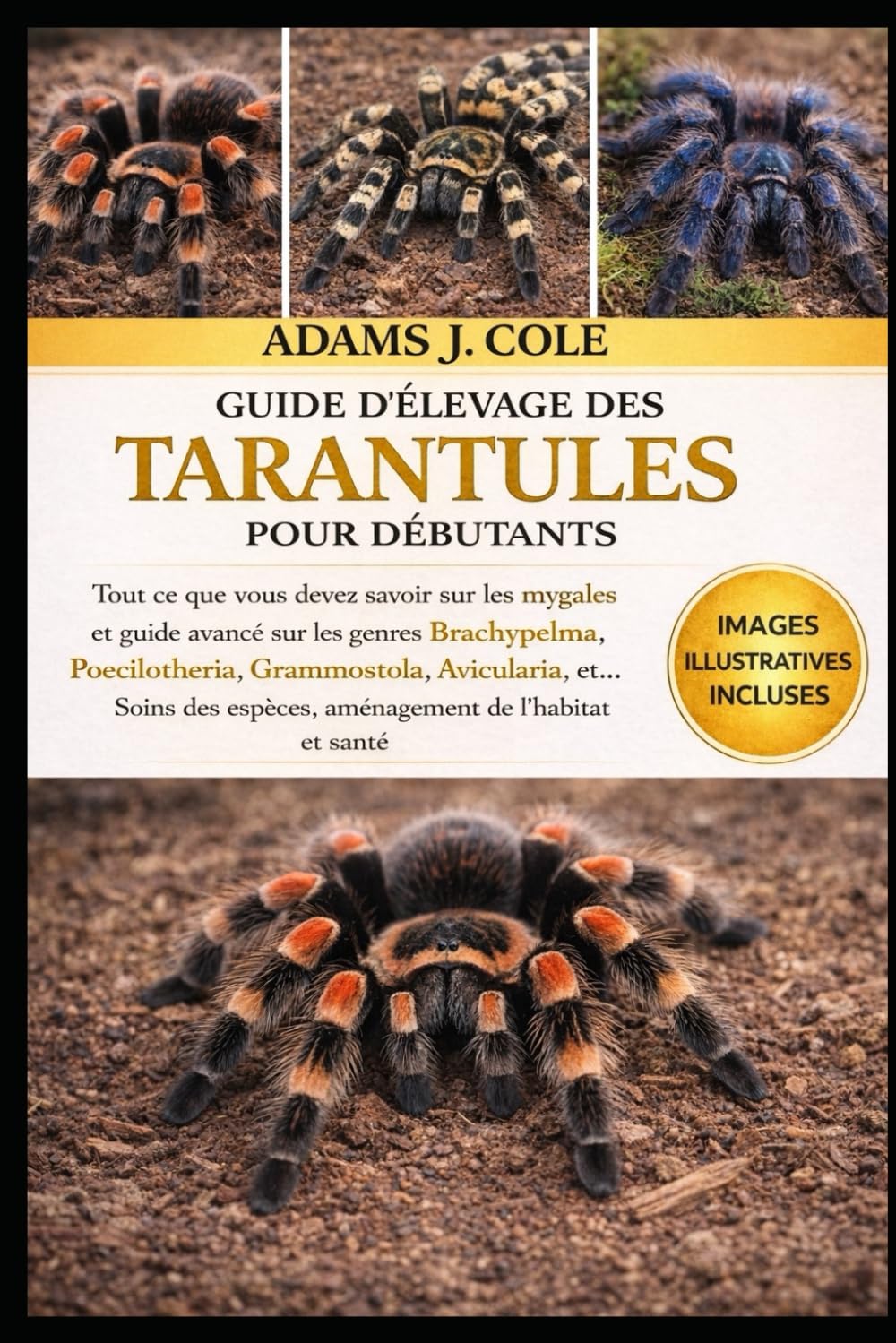 GUIDE D'ÉLEVAGE DES TARANTULES POUR DÉBUTANTS: Tout ce que vous devez savoir sur les mygales et guide avancé sur les genres Brachypelma, ... espèces, aménagement de l'habitat et santé