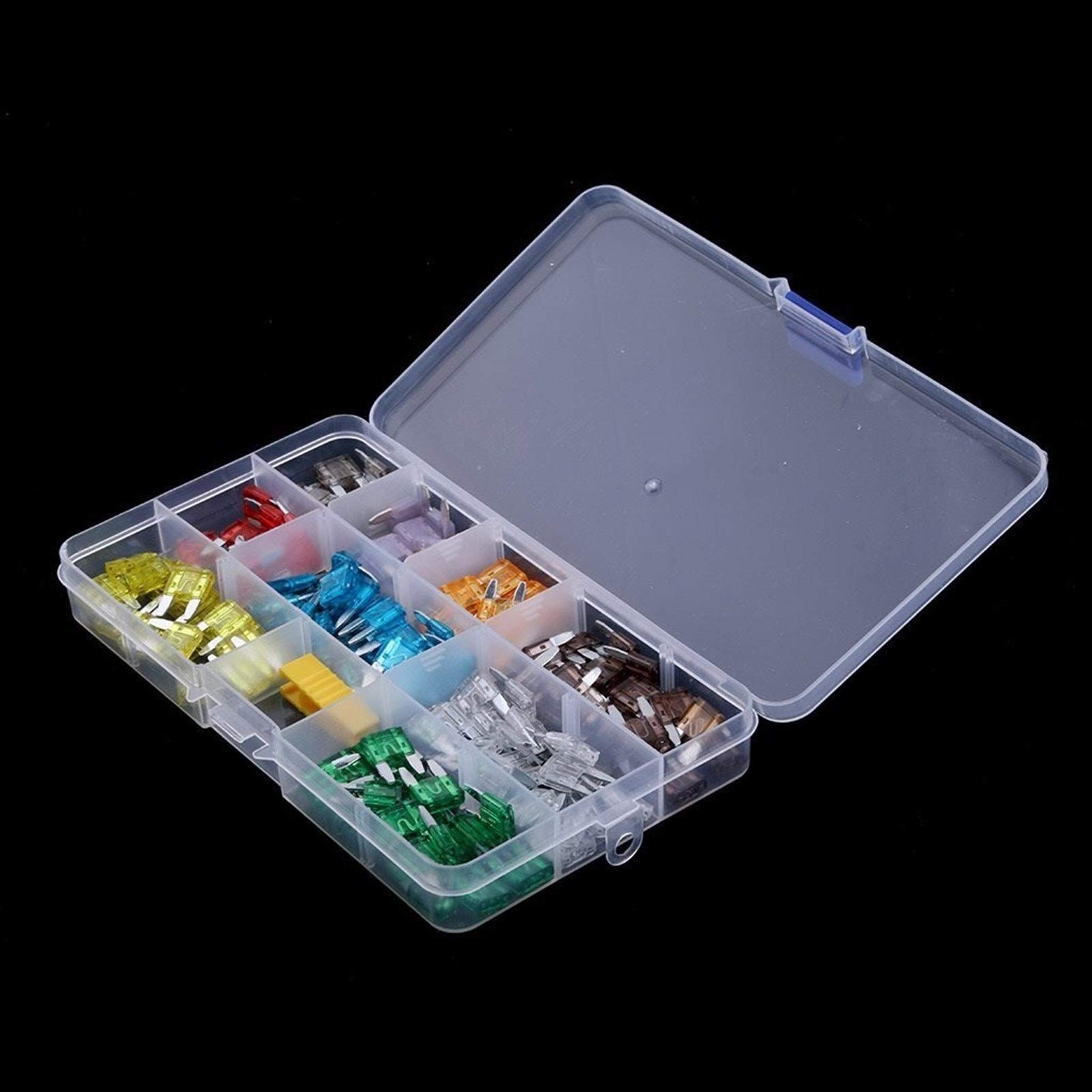 140 Pezzi Assortiti Mini fusibili a Lama per Camion per Auto con estrattore (2/3/5/7.5/10/15/20/25/30/35/40 AMP)
