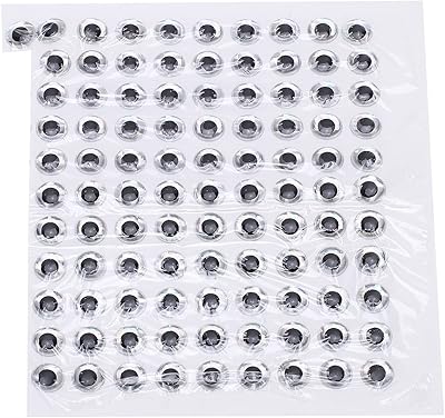 VGEBY 3D Simulation Fisheye Sticker, Simulation Fisheye Sticker Durable Lightweight Not Easy to Drop 3D Fisheye Sticker(Silver) Other Fishing Tools and Accessories