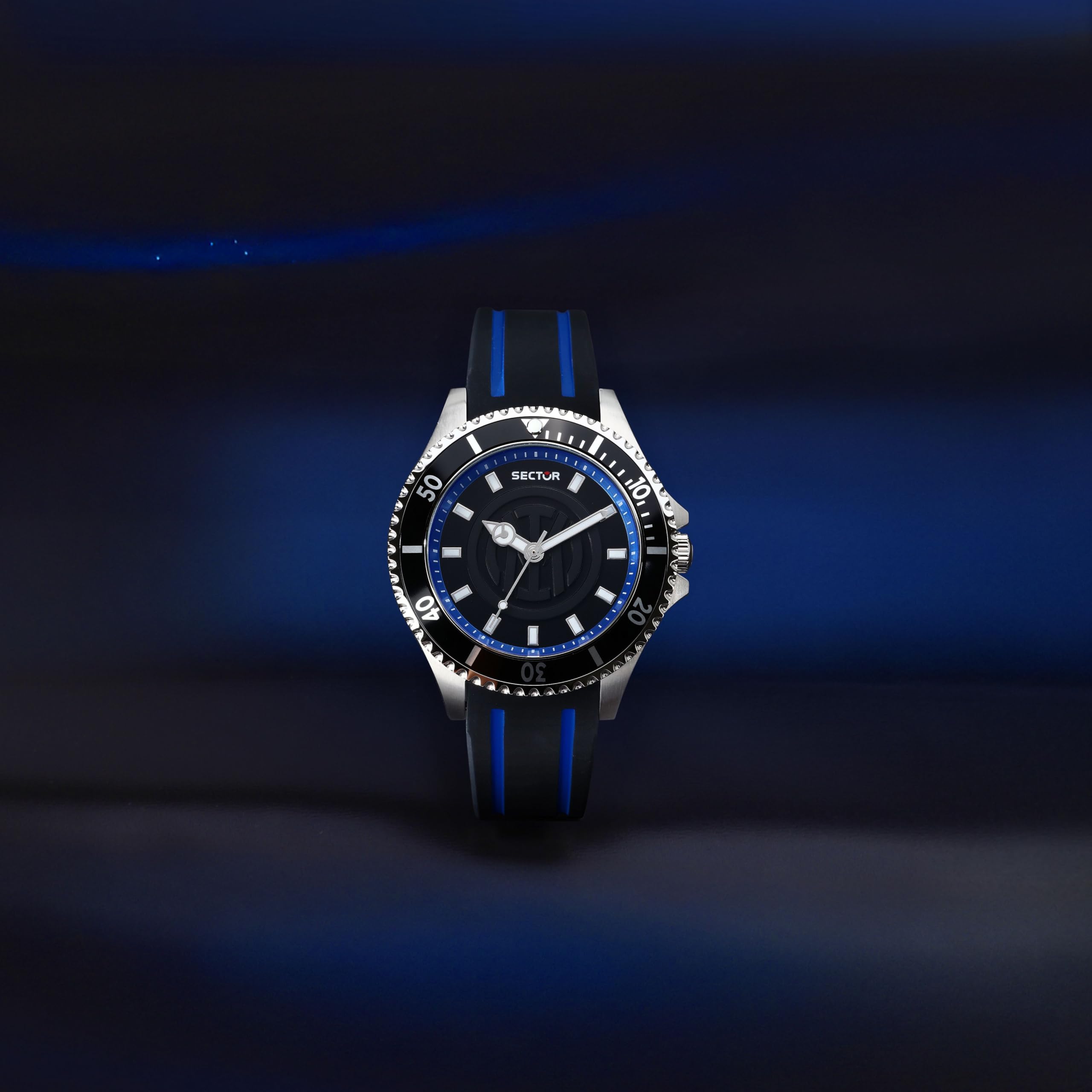 Sector No Limits Orologio Uomo, Solo tempo, Analogico, 43 mm, Collezione 230 - INTER Special Edition - R3251161061