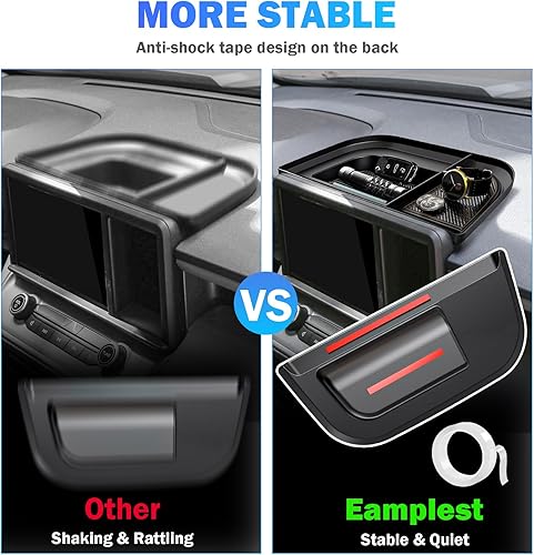 Miniatura 3 de Bandeja de almacenamiento para consola central de Maverick 2024, 2023, 2022, caja de almacenamiento compatible con accesorios interiores Ford