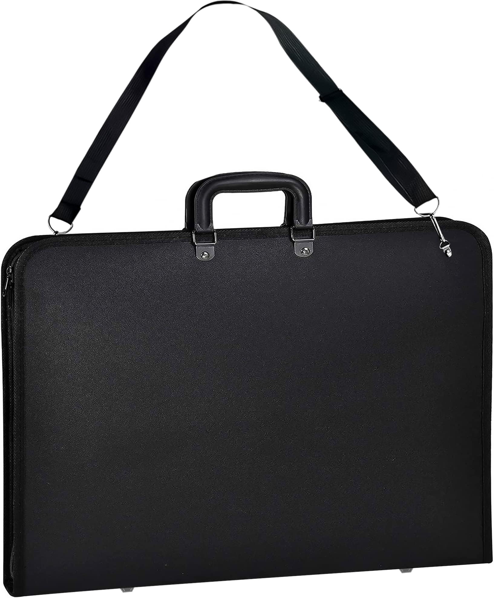 Crystals A1/A2/A3 Art Portfolio Case Artist Portfolio Carrying Case with Shoulder Strap, Weather-Resistant Student Portfolio Drawing Painting Sketch Project Folder Bag (A1 Size)
