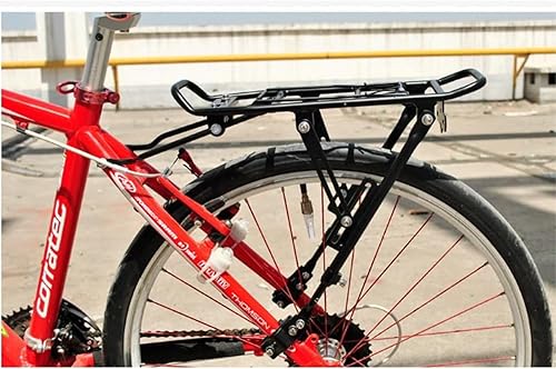 Miniatura 5 de Generies Ciclismo universal ajustable bicicleta alta capacidad carga rack equipo ciclismo soporte pie pie bicicleta equipaje portaequipajes