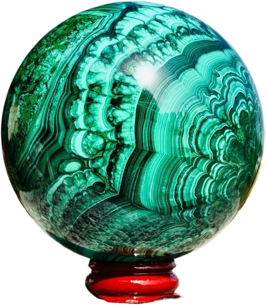 1pcs 900-1000g Malachite Quartz Sphere Crystal Ball Decoration Collection Gift