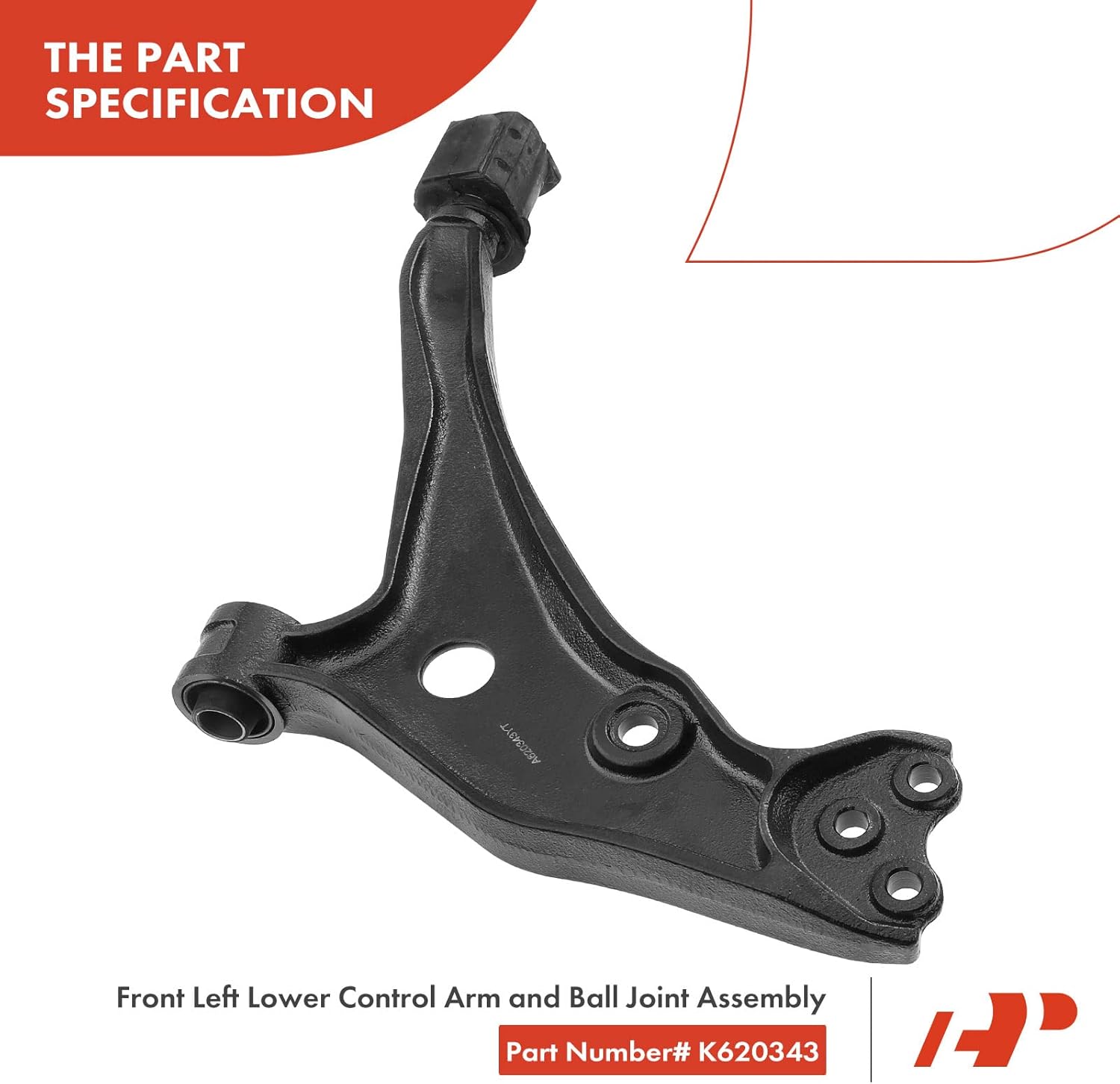 A-Premium Set of 8, Front Lower Control Arm, Lower Ball Joint, Inner Outer Tie Rod End, Compatible with Nissan Quest 1999-2002, Mercury Villager 1999-2002, V6 3.3L