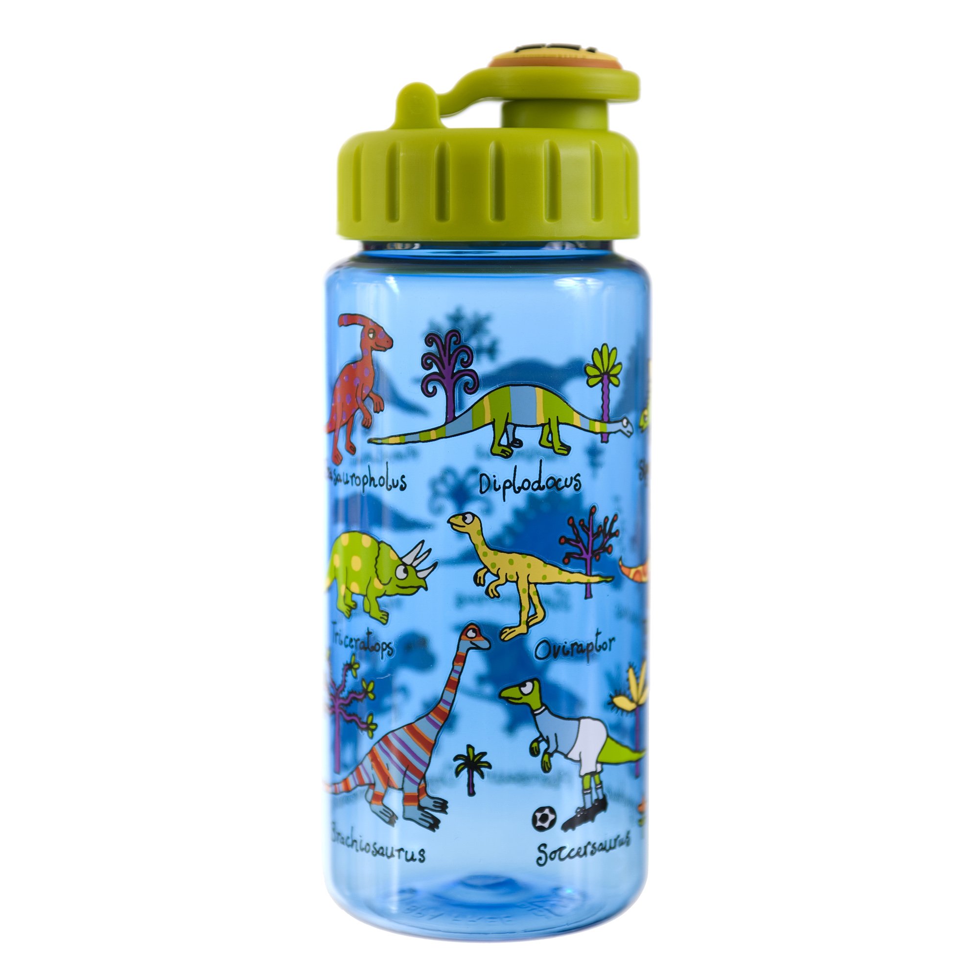 Tyrrell Katz Dinosaur Design Drinking Bottle with straw