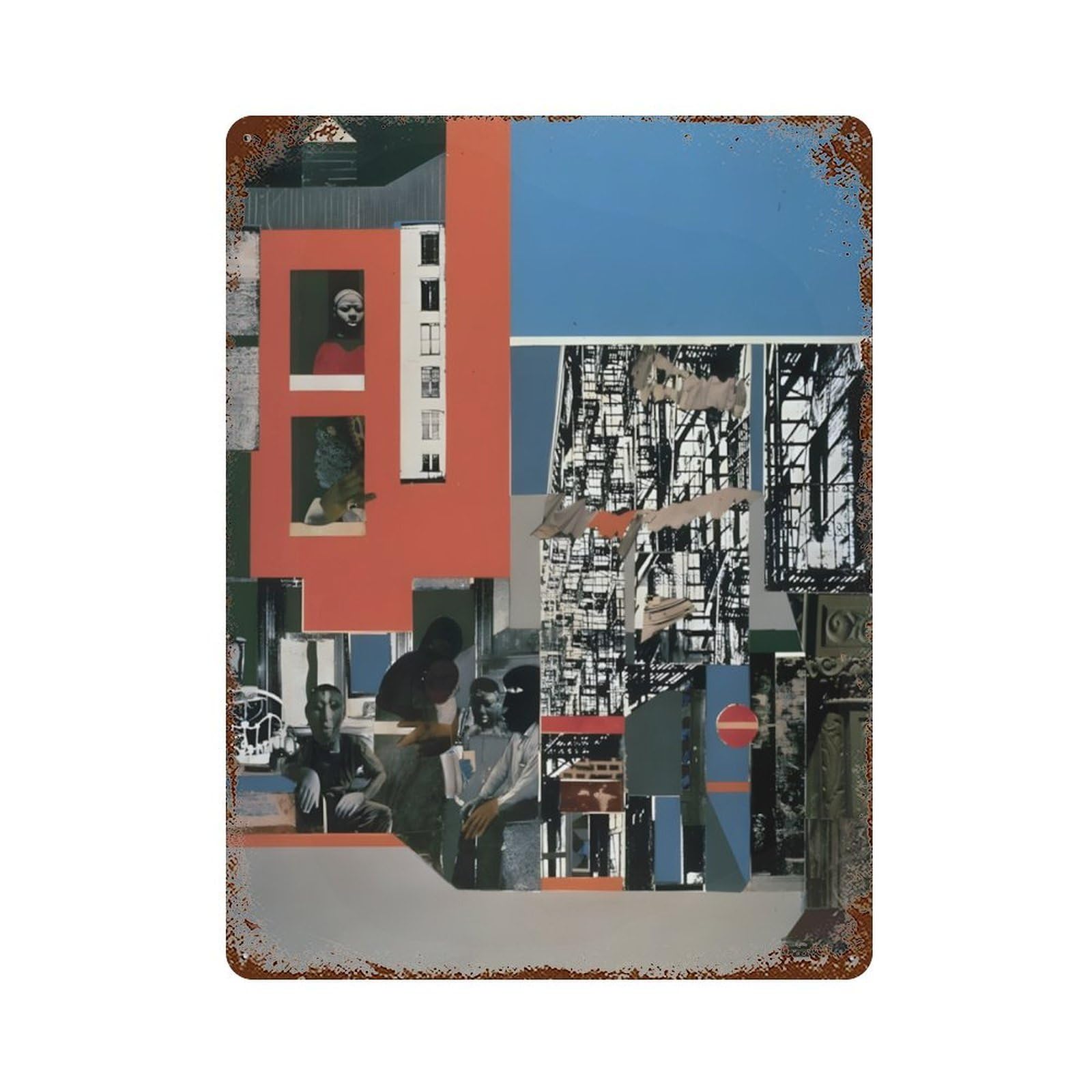 xiaoxiaoshen Romare Bearden (35) Wall Decor Art Metal Tin Poster Modern Home Decor Art Home Bar Shop Decorations Vintage Sign 40x30cm