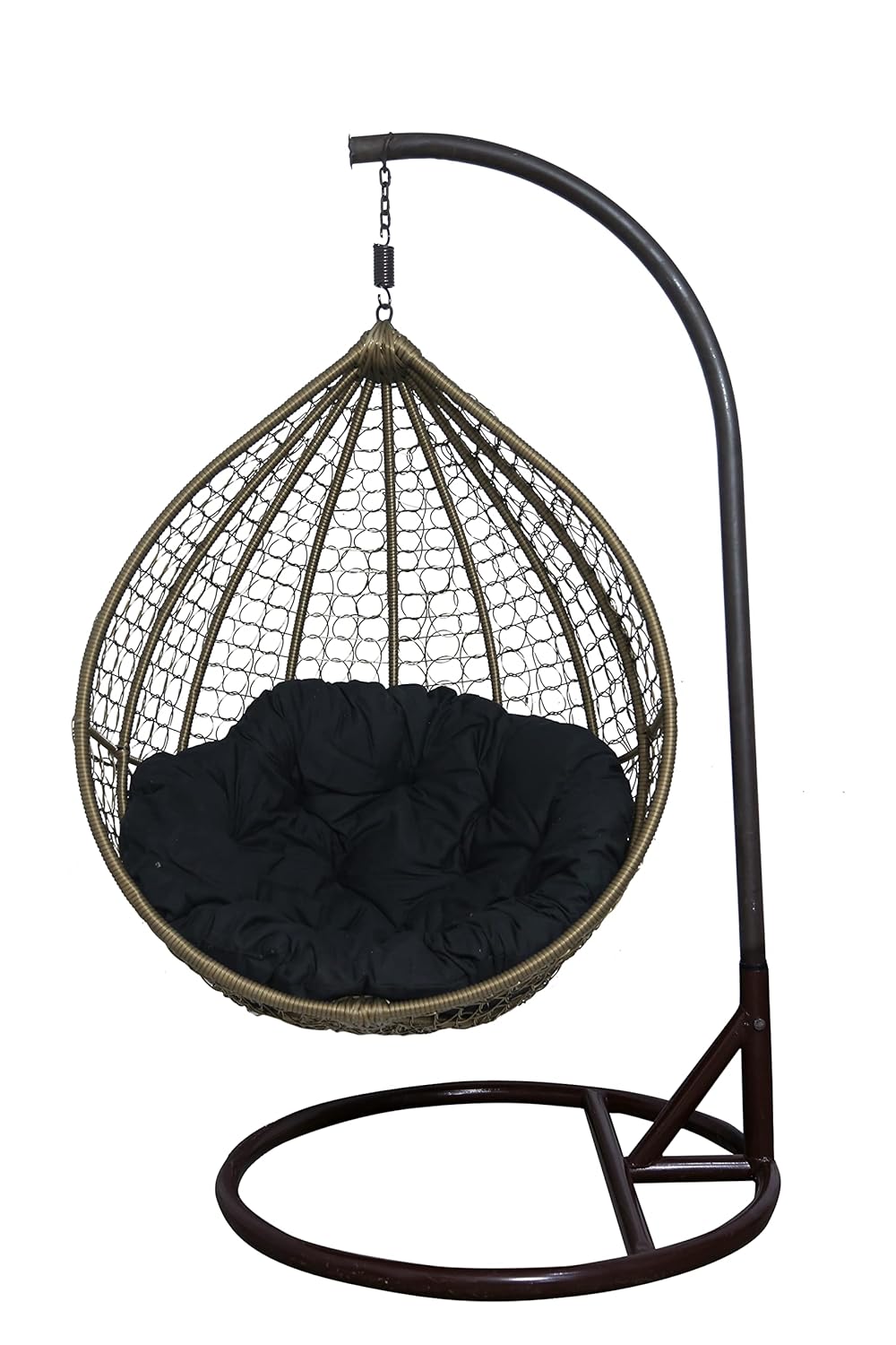 ITAWS Outdoor Indoor Hanging Swing Chair with Stand Include Soft Fluffy