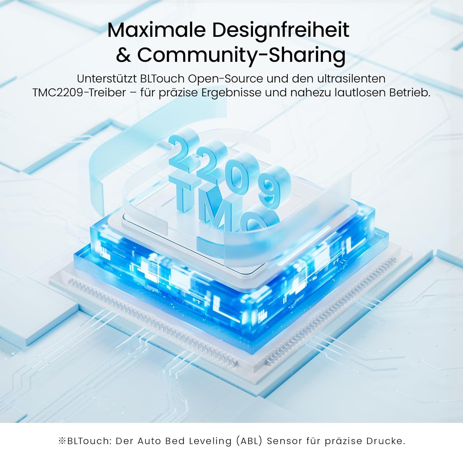 Longer 3D Drucker LK5 Pro, Große, 3D Printer mit 4,3 Zoll Touchscreen, Open Source, Verbessertes Doppelgebläse-Kit, 0,1mm Präzise, 32-Bit Mainboard,Druckgröße 30X30X40CM