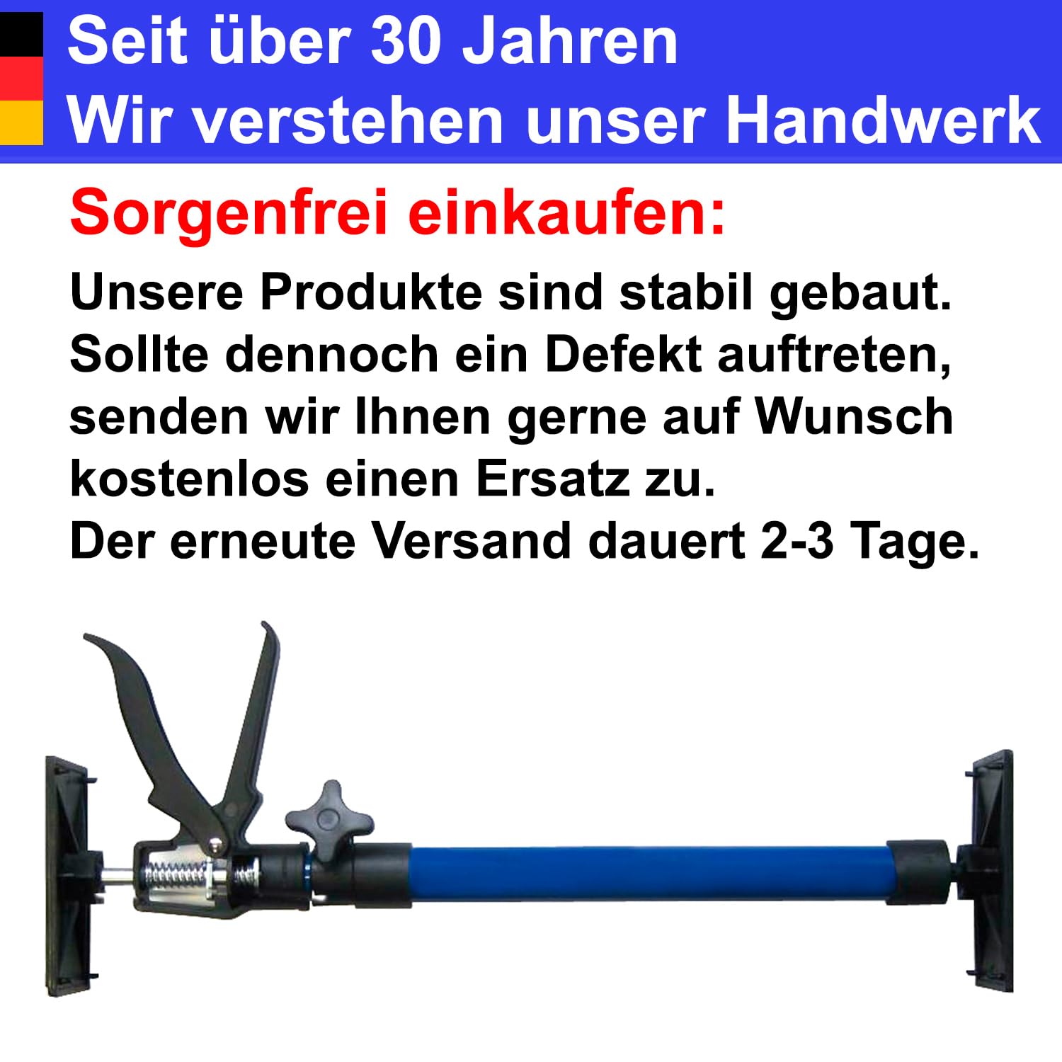 6 STK. Türspanner Türfutterstrebe Türspreize 50-115cm Türmontagehilfe Zargenspanner Türzarge