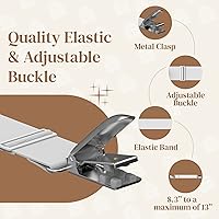 Vista 2 de FeelAtHome 8 PIEZAS Clips para Sábanas Mantienen las Sábanas en su Lugar - Bandas de Esquina Tirantes para Sábanas Ajustadas - Sujetadores