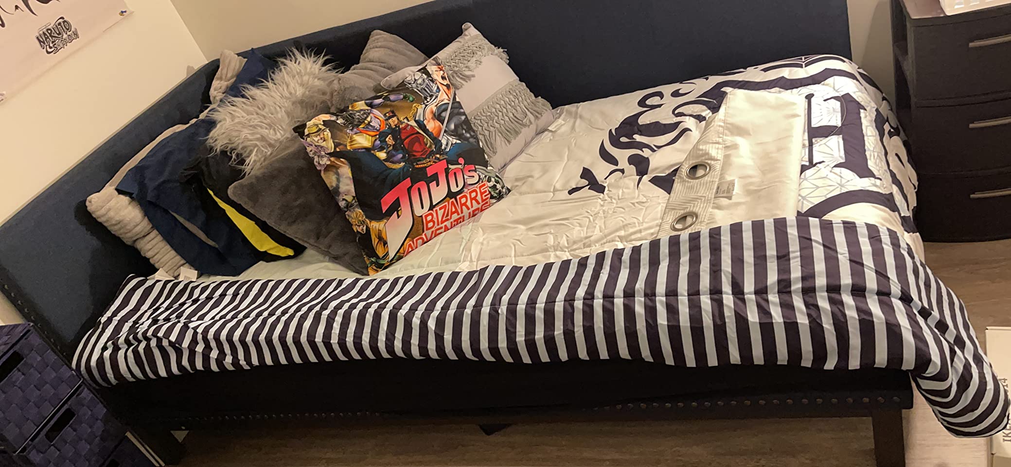 49/mo Finance DHP Dale Upholstered Daybed/Sofa Bed Frame, Full Size