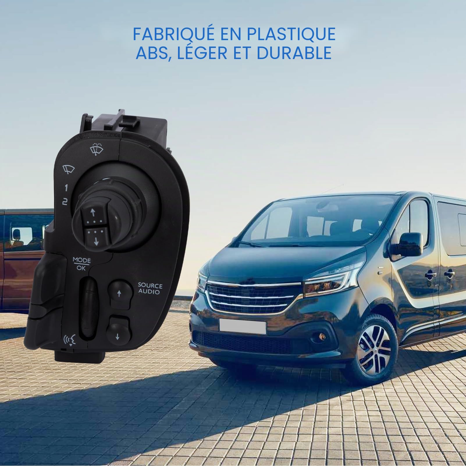 Commodo Commutateurs Clignotants Kangoo 2 Grand Modus Clio III | Gauche et Droit Essuie-glace,Commandes Réglages Audio,7701057088 7701057090