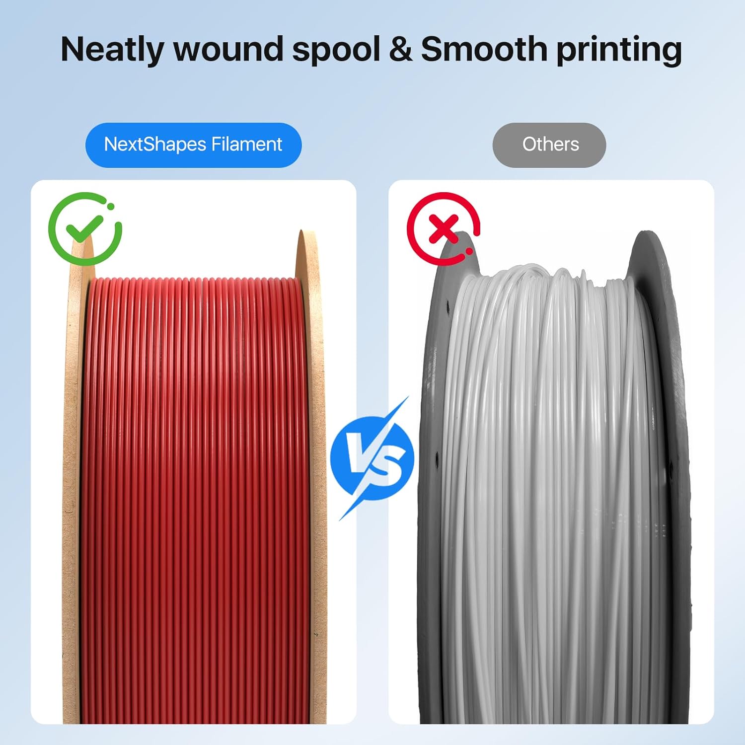 PETG 3D Printer Filament 1.75mm 1kg - High Toughness, Low Stringing, High Speed Printing, Dimensional Accuracy +/- 0.02mm, Compatible with Most FDM 3D Printers​ (Marble, 1000g)