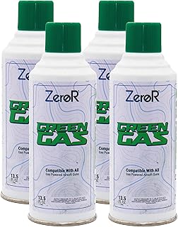 ZeroR® Green Gas | Fuel for Airsoft Pistols | 13.5 fl oz Each (11.8 oz by Total Weight)