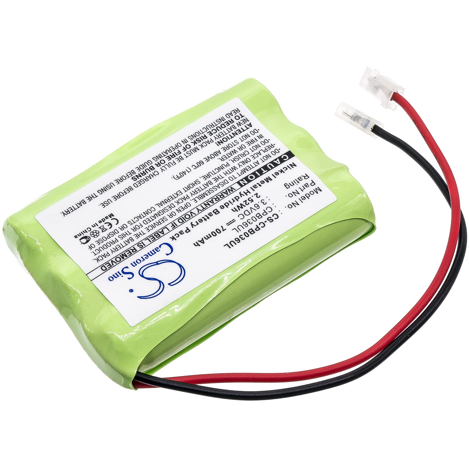 DCH 700mAh Battery Replacement for Universal AAA x 3 AAA x 3