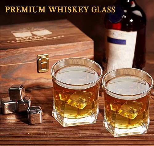 Miniatura 6 de Vasos de whisky personalizados 10 onzas monograma grabado vasos de cóctel antiguos regalos con monograma para hombres vasos de bourbon