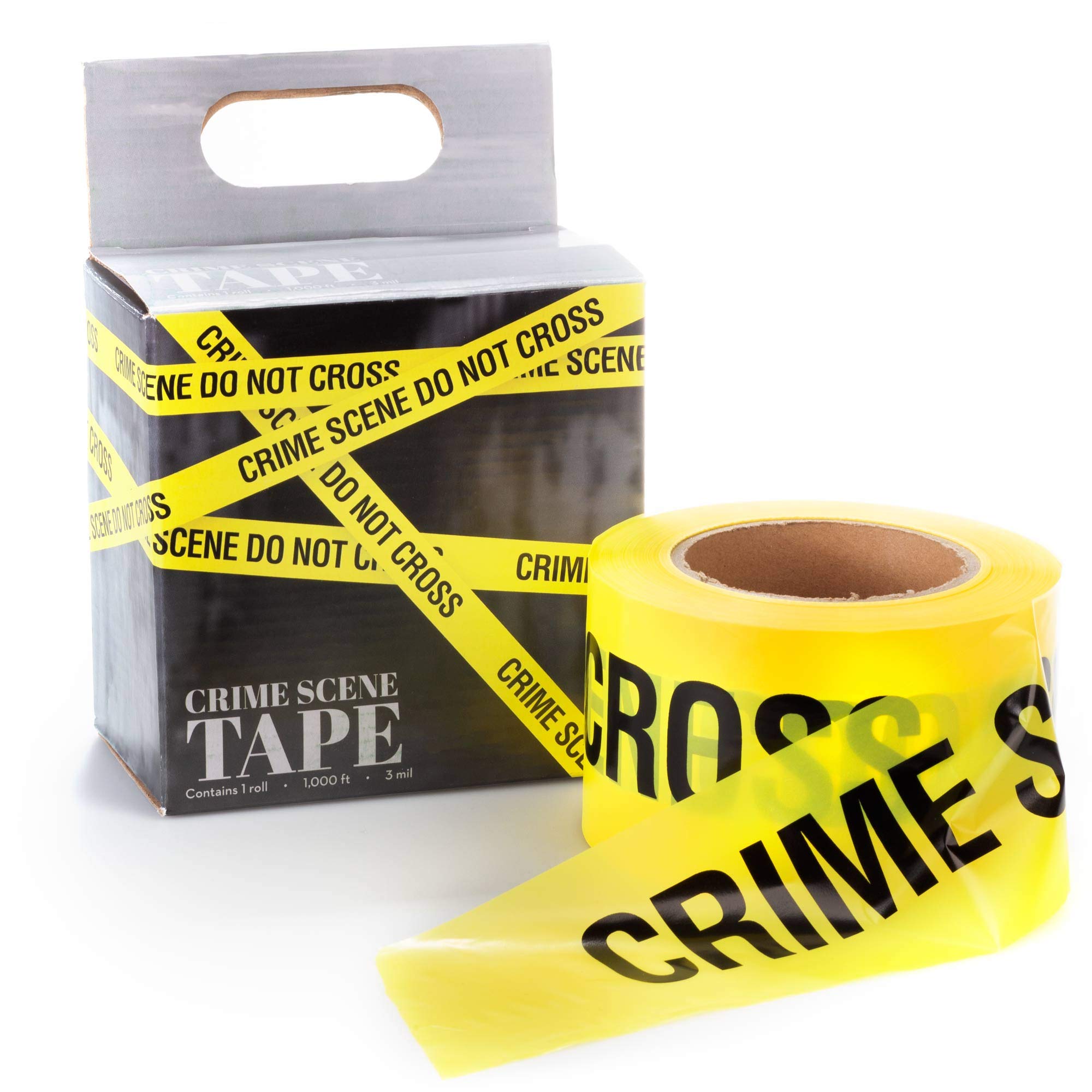 Buy Caution, or Biohazard High Visibility Tape 1000 Ft Halloween