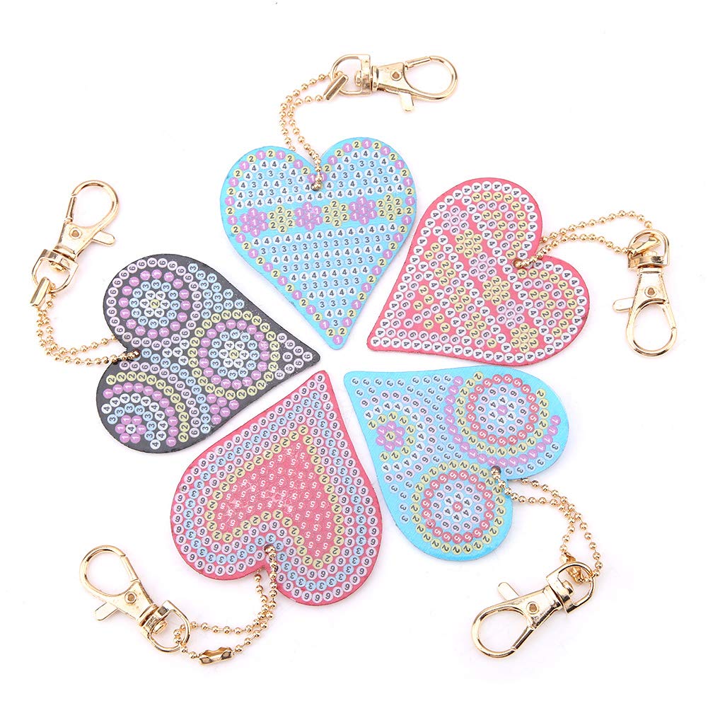 Portachiavi scoubidou a forma di cuore - Donna - Accessori - di Le