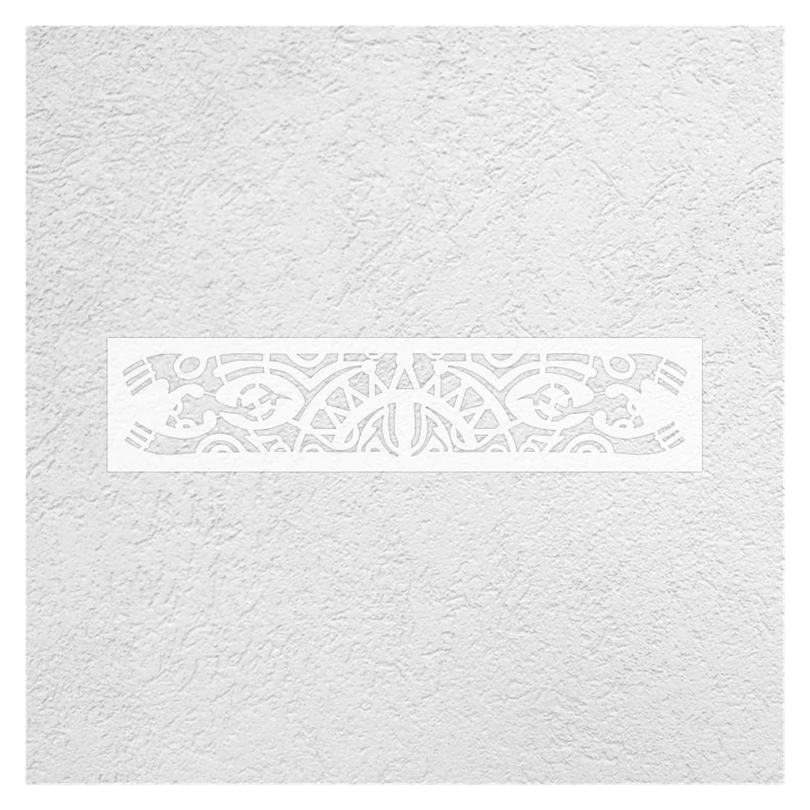 Plantilla de 55 cm - 110 for pintar paredes, decoración pared, plantilla masilla, muebles, borde damasco barroco