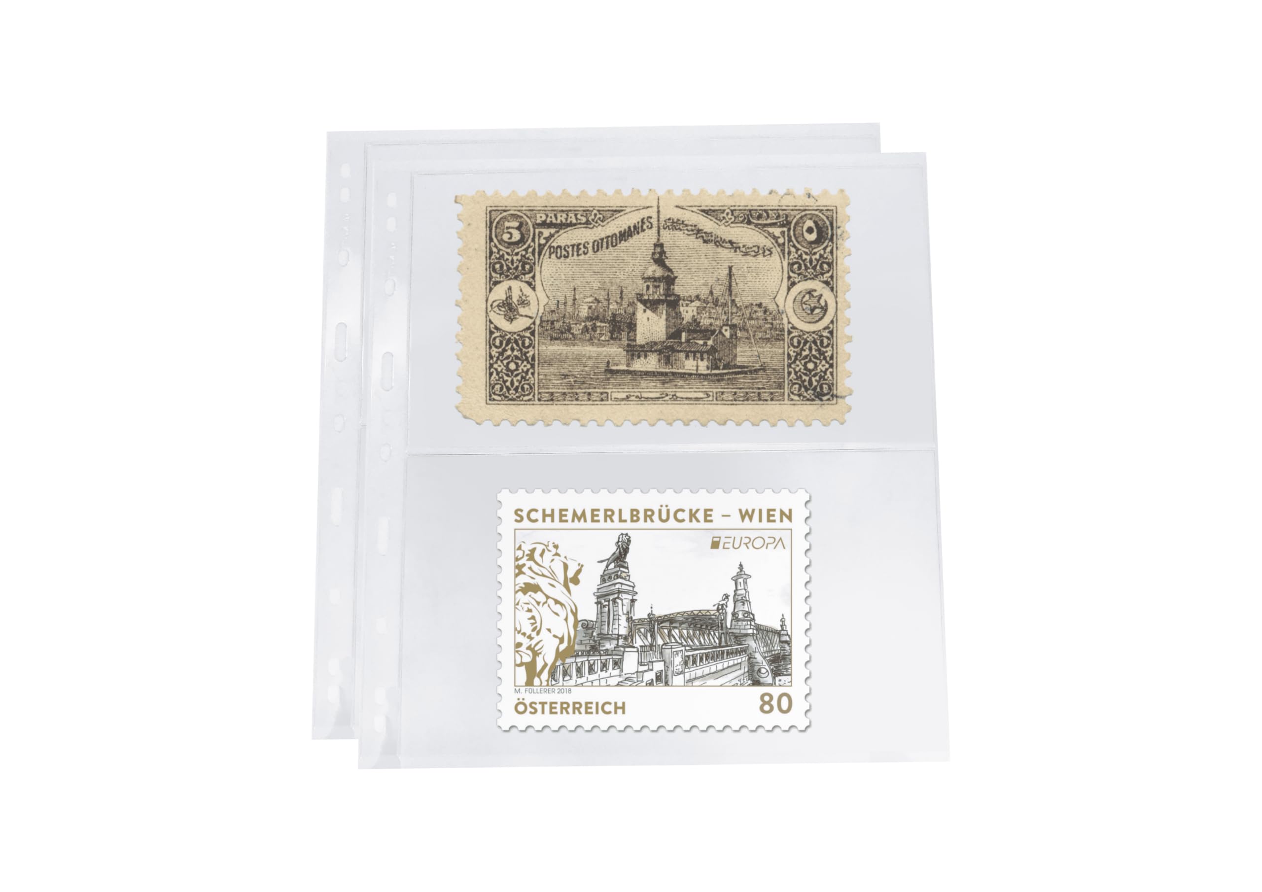 Feuilles 9 trous grand format pour protéger vos cartes et pièces de collection sans pli