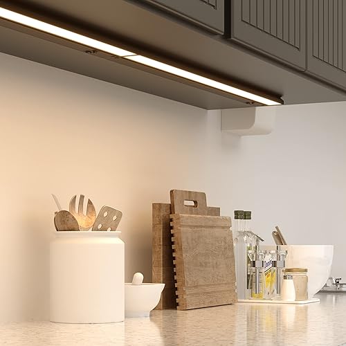 Miniatura 7 de LAGOM Luces para debajo del gabinete de 30 pulgadas y cable de conexión de 12 pulgadas