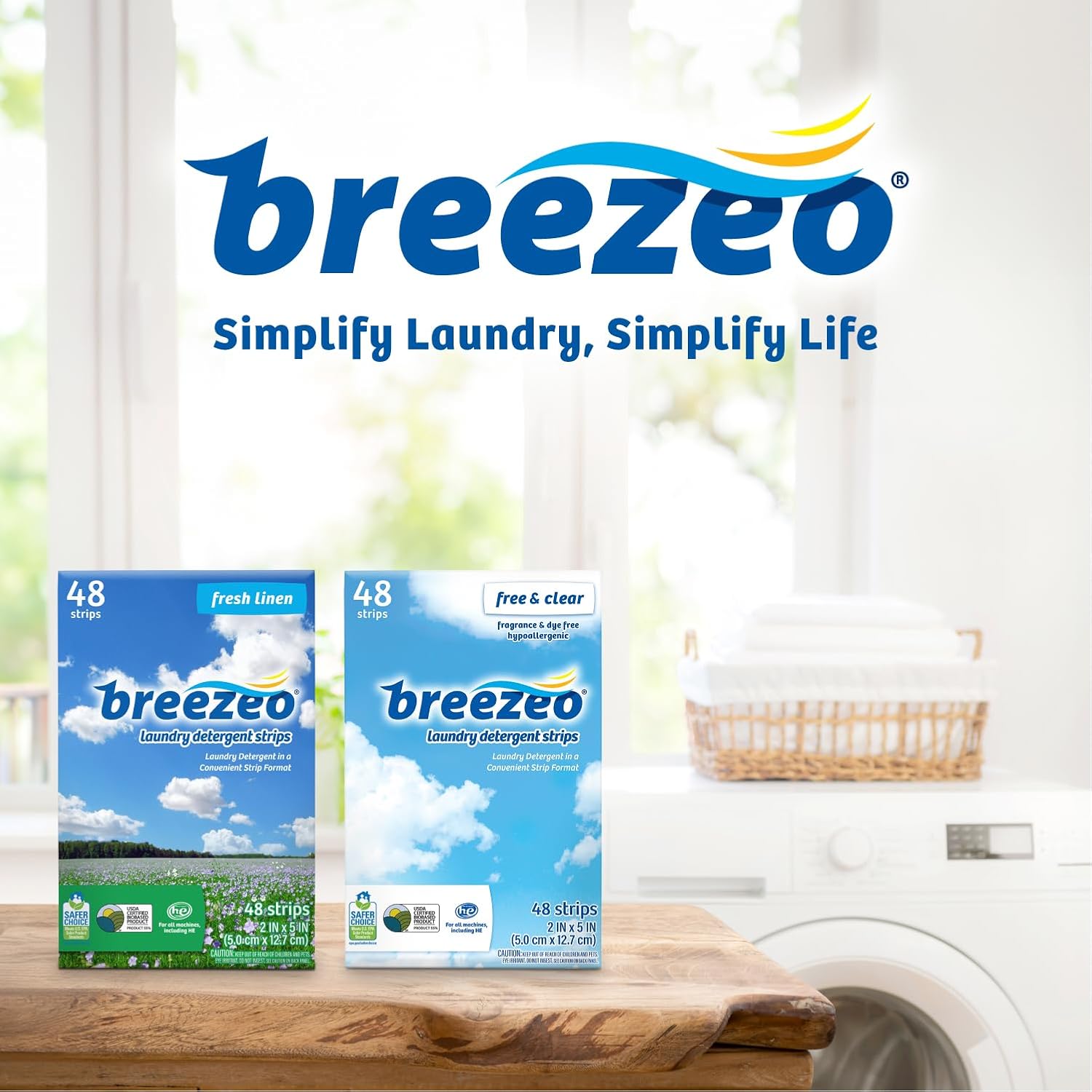 Laundry Deternt Strips – & Clear - More Convenient than