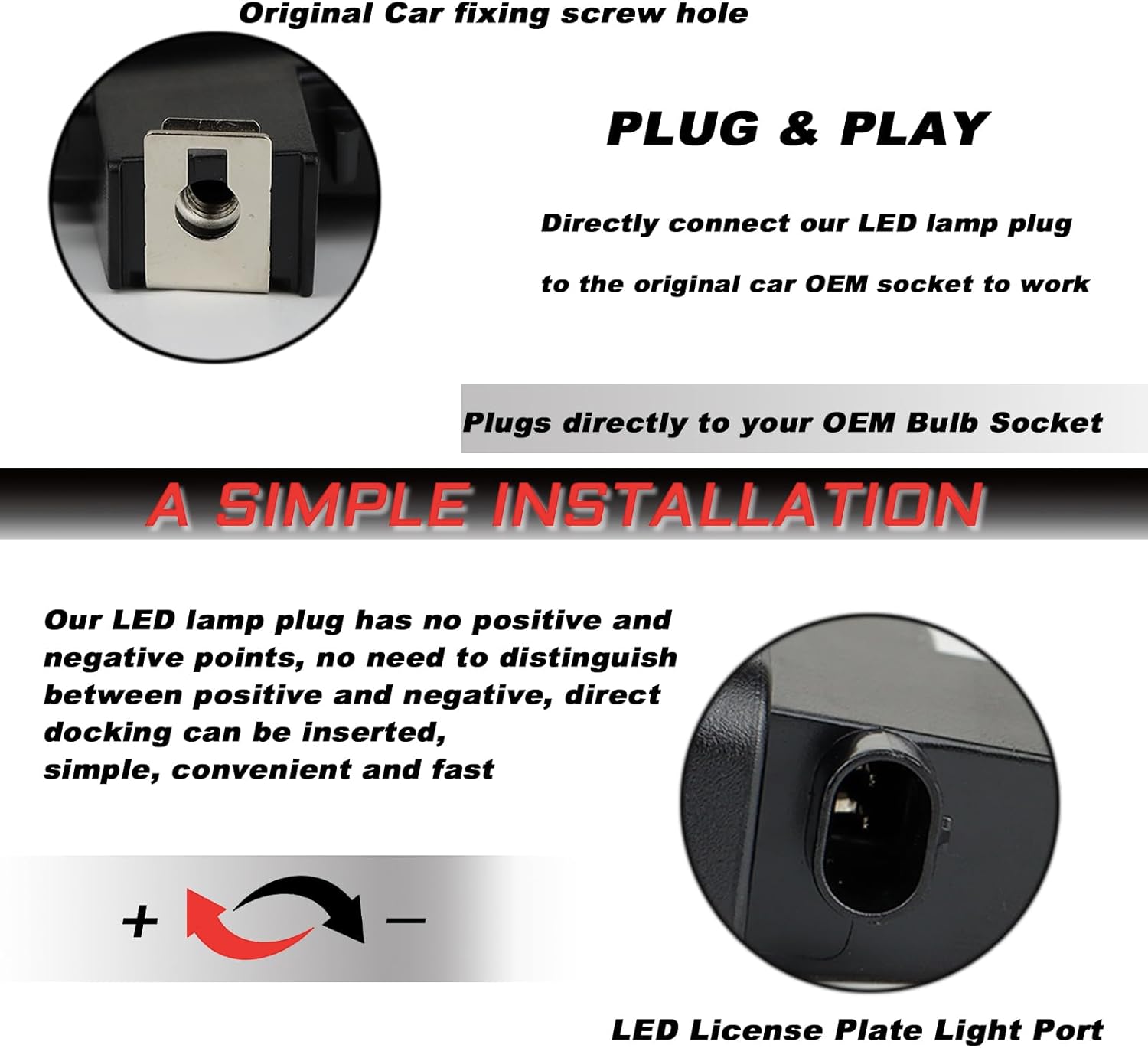 Full LED License Plate Light Tag Lamp Assembly Compatible with Dodge Ram 1500 Truck 2019 2020 2021 2022 2023 White light 2-Pieces Rear Bumper Tag Lamp Accessories