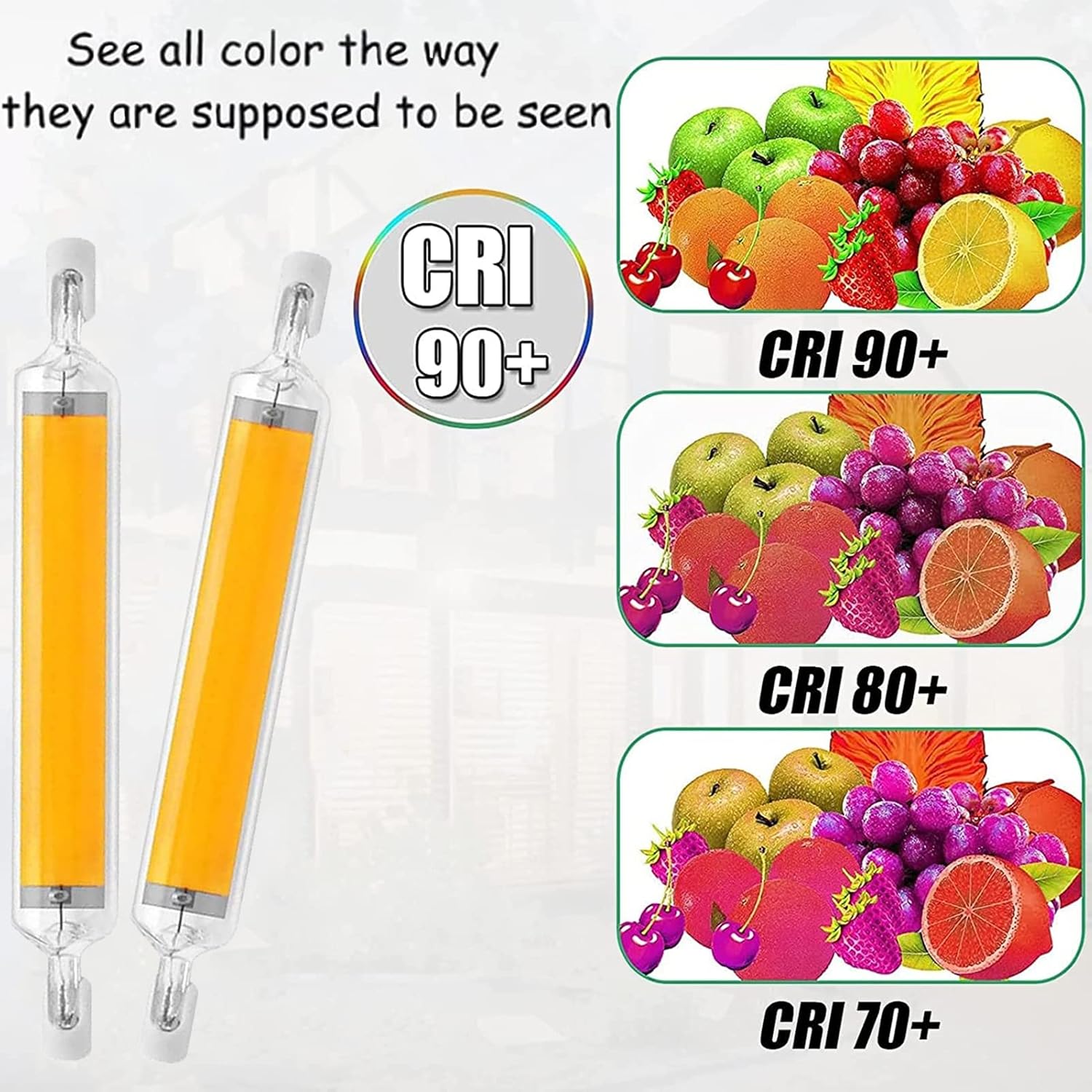 10 Pack 78mm 10W R7s LED Bulbs High Brightness Double Ended T3 LED Bulbs 100W Halogen Bulbs Equivalent Replacement for Floodlight 360° Beam Angle Landscape Lights,Natural White 4500k