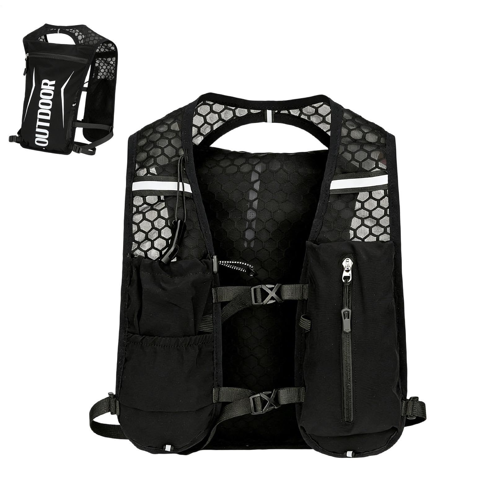 Chaleco de correr transpirable y reflectante para entrenar 8