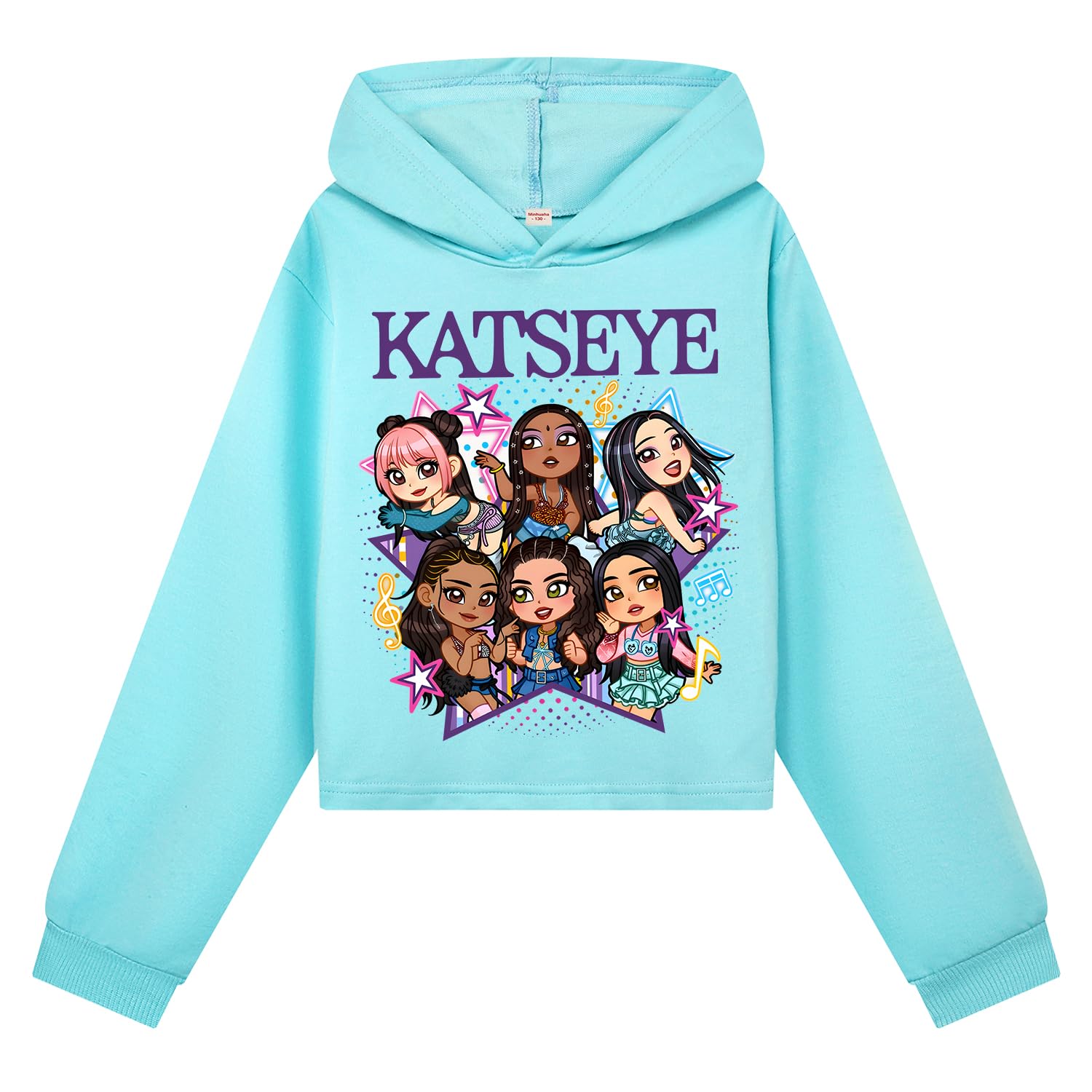Katseye - Felpa con cappuccio per ragazze, alla moda