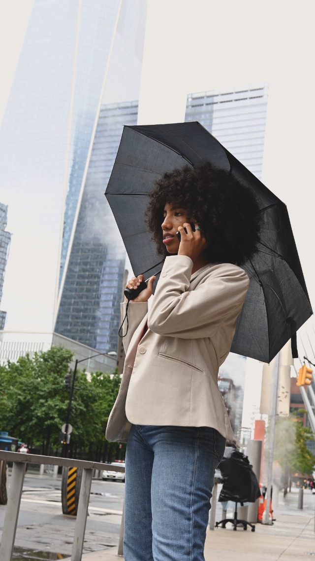 Ombrello Trasparente PraTiKo Life Pezzi Ombrello Mini Pieghevole