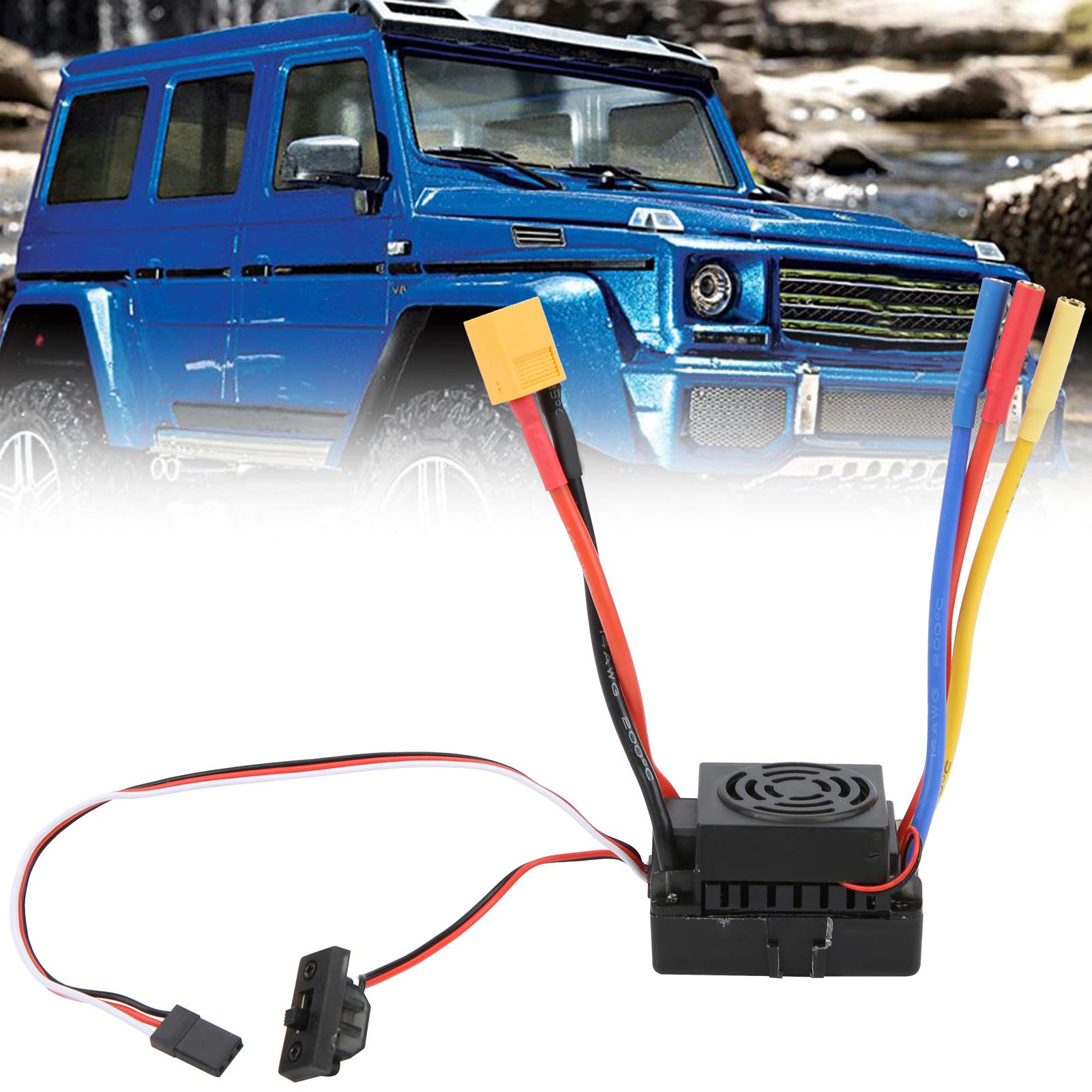 Regolatore Velocità RC, brushless ad alte prestazioni ESC 60A elettronico for gare su pista, fuoristrada, competizioni e appassionati