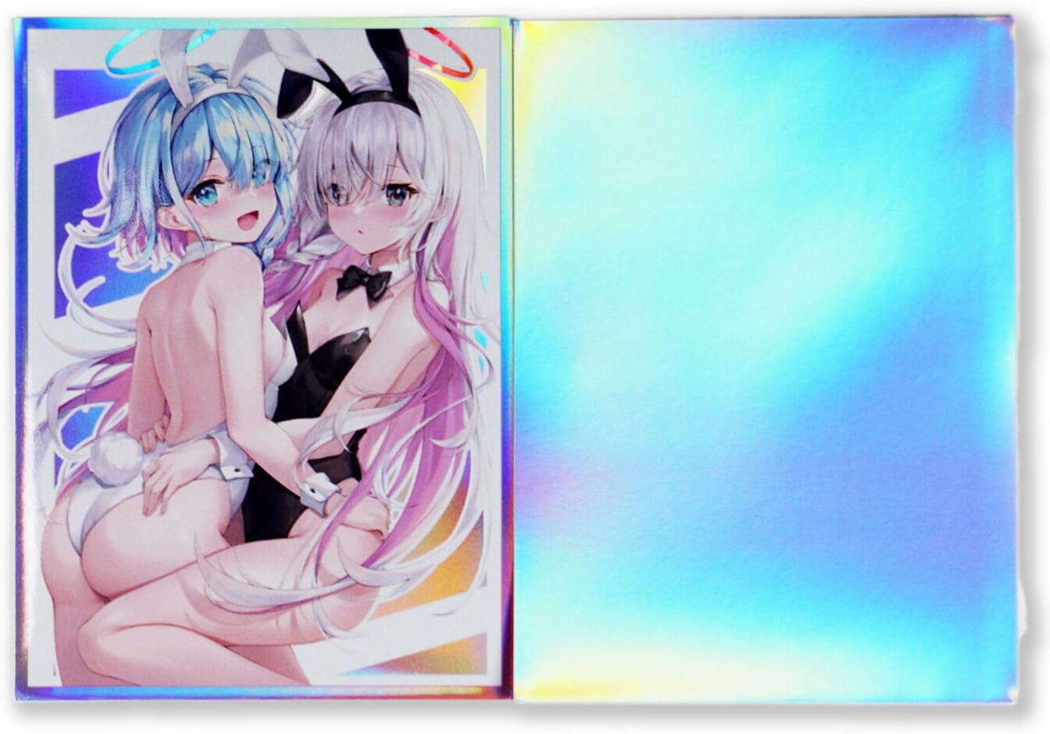 60ct 67x92mm (Arona&Plana) Holographic Standard Size Cards for MTG/TCG/PTCG Art Anime Printing Card Sleeves Protectors (A01)