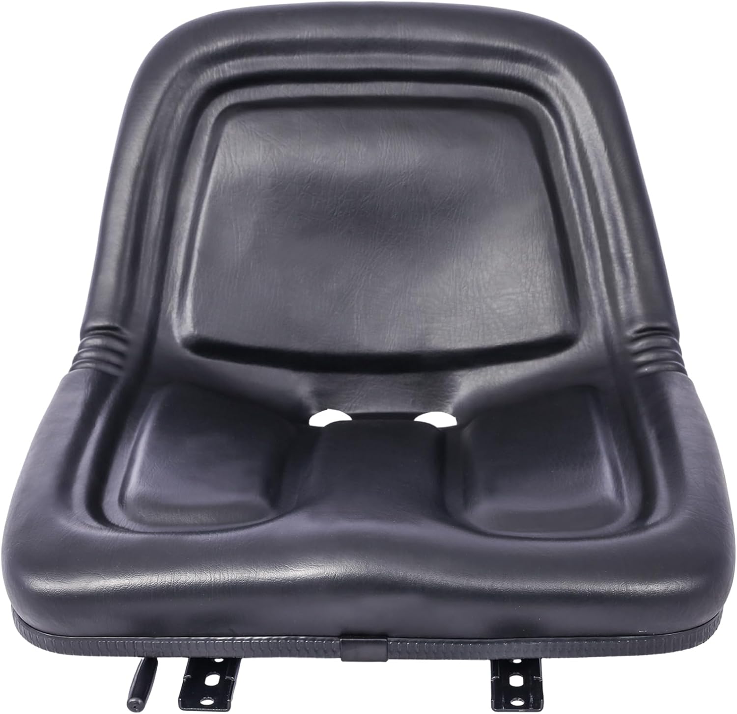 Deluxe Mower Tractor Seat Compatible with John Deere, Kubota, Allis-Chalmers, Bobcat, Case-IH, Ford New Holland, White, Oliver, Mpl, Moline, Massey Ferguson High Back,with slide (Black)