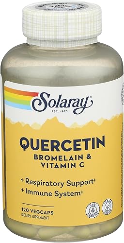 qbc Plex Quercetin Bromelain Complejo Vitamina C por Solaray120Cápsulas, 076280044676, 120, 1 disponible en Yaxa Colombia