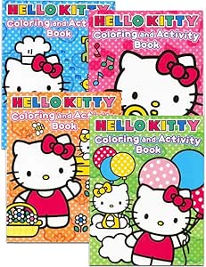 Hello Kitty Coloring Books Bundle (Set of 4)