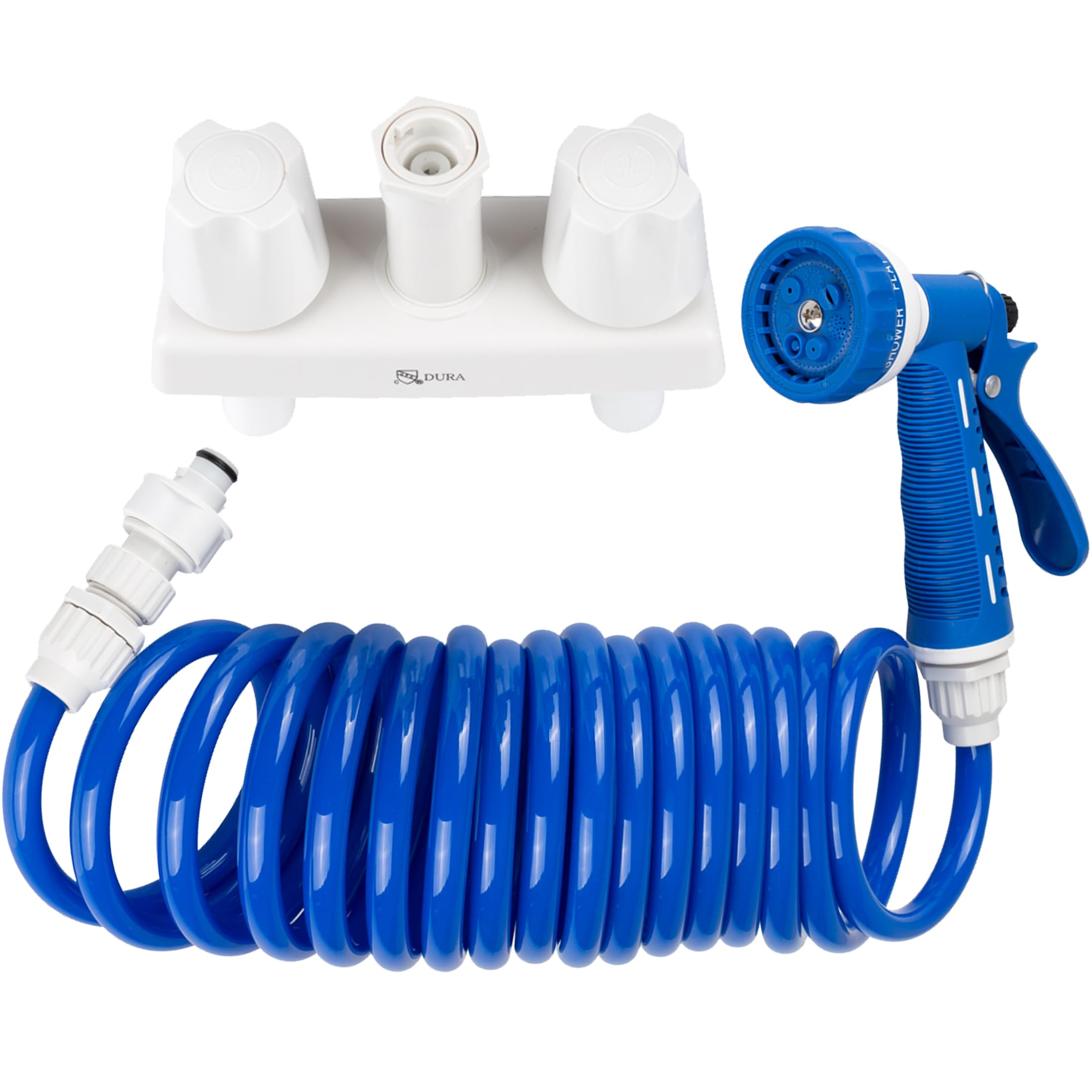 Amazon.com: Dura Faucet DF-SA186-WT RV Exterior Quick Connect