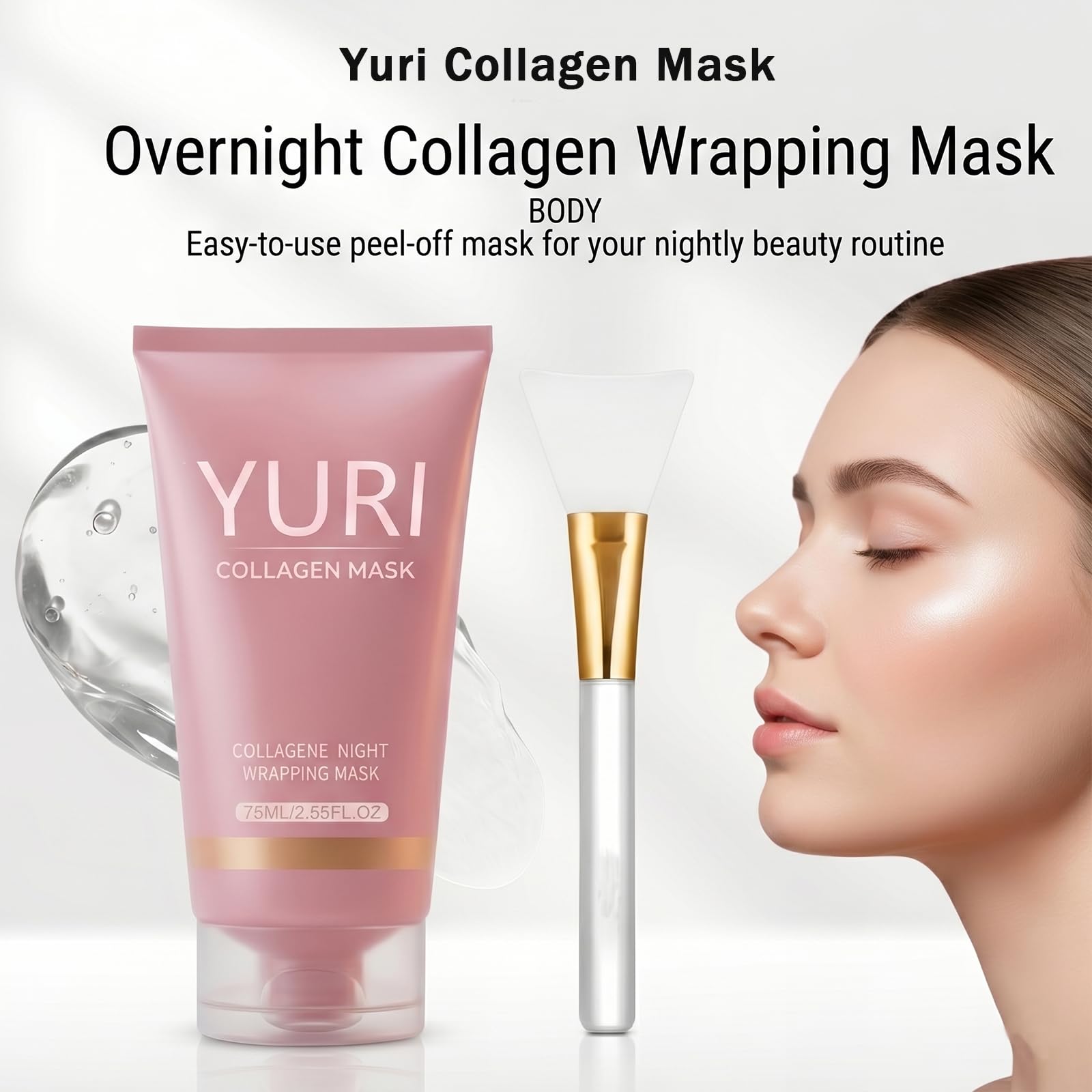 YURI Collagen Overnight Wrapping Face Mask