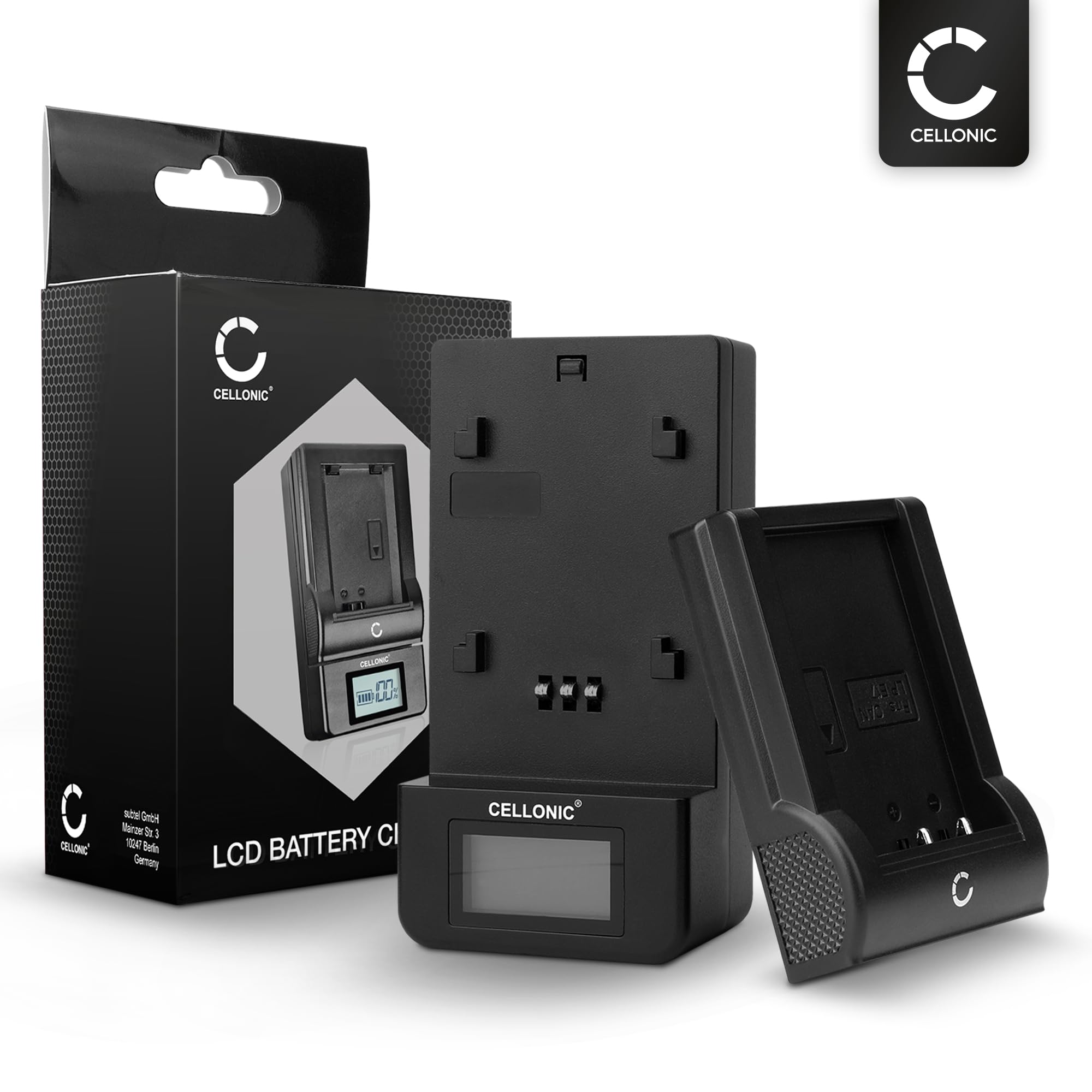 CELLONIC® Ładowarka MH-27 MH-29 kompatybilna z Blackmagic Pocket Cinema Nikon Coolpix P1000 P950 A DL24-5001 AW1 1 J1 J2 J3 1 S1 1 V3 EN-EL20 -EL20a ładowarka samochodowa ładowarka do akumulatora